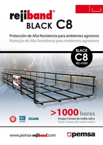 PEMSA - rejiband® Black C8 Alta Resistencia para ambientes agresivos