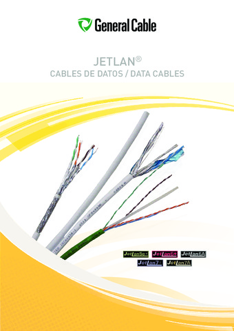 GENERAL CABLE - Catálogo Jetlan Cables de datos