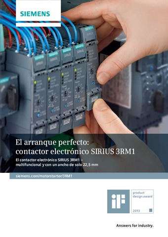 SIEMENS - Contactor SIRIUS 3RM1