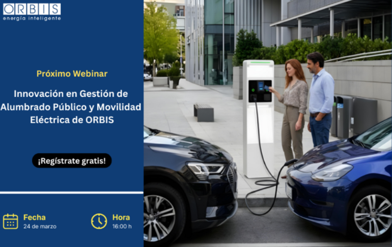 ORBIS impulsa un webinar sobre innovación en alumbrado público y movilidad eléctrica