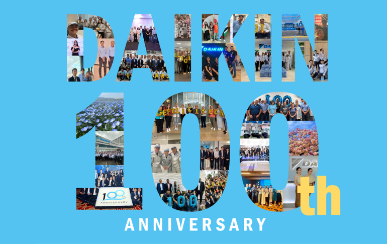 Daikin celebra 100 años con sus más de 98.000 trabajadores en 175 países