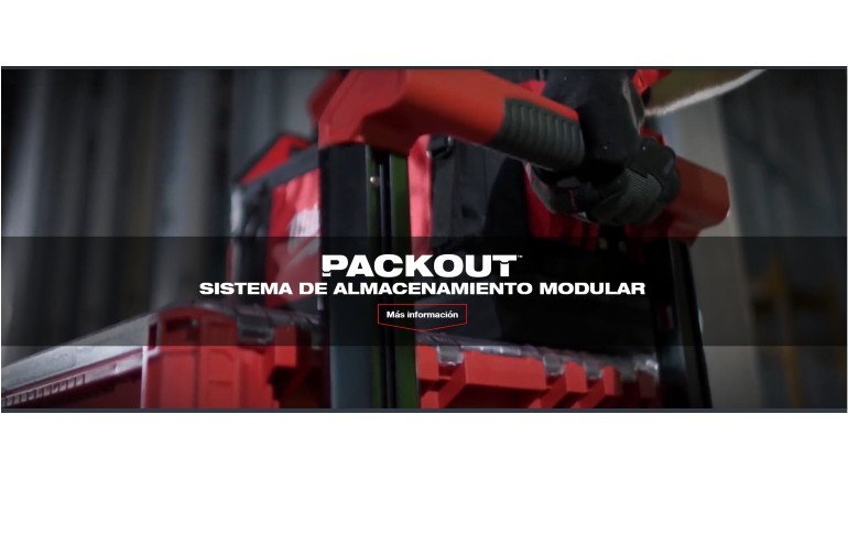 MILWAUKEE LANZA OCHO NUEVAS  SOLUCIONES PARA EL SISTEMA DE  ALMACENAMIENTO PARA TALLER  PACKOUT™