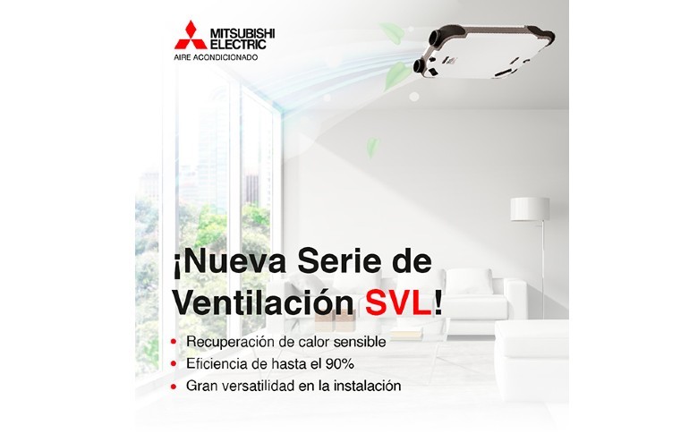 Mitsubishi Electric recibe la Certificación PassivHaus por su recuperador de calor sensible (Serie SVL)