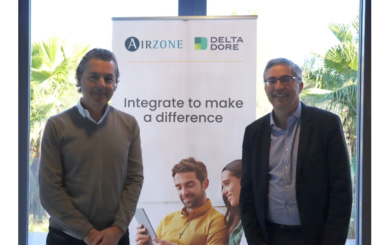 Delta Dore y Airzone han firmado  un convenio de colaboración para proponer una solución de control domótico completa e integrada