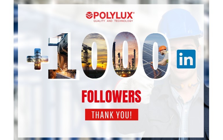 POLYLUX celebra sus +1000 seguidores en LinkedIn