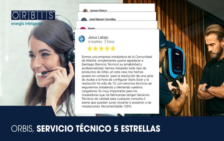 ORBIS celebra el éxito de su Servicio Técnico propio, destacado por su proximidad y calidad