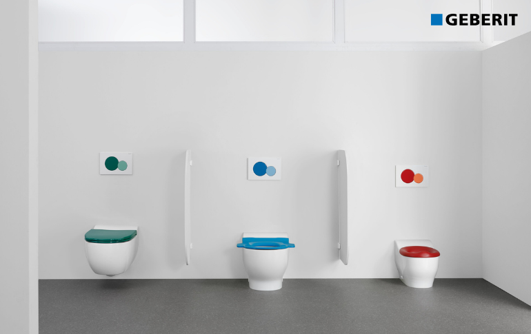 GEBERIT impulsa la higiene infantil con Bambini, una serie de baño adaptada a cada etapa de crecimiento