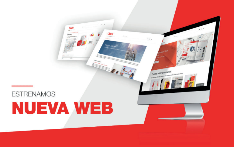 Nueva web corporativa de Gave