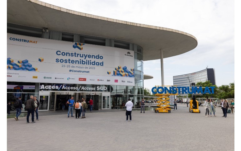 Simon estuvo presente en la Casa Sostenible en Construmat Barcelona