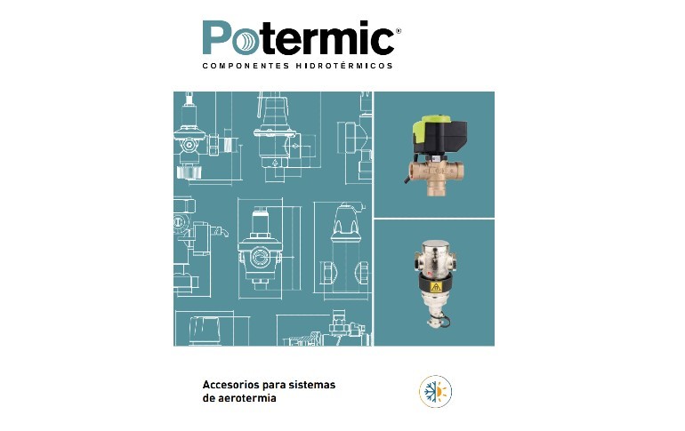 Potermic tiene novedades en su catálogo de accesorios y soluciones para sistema de aerotermia