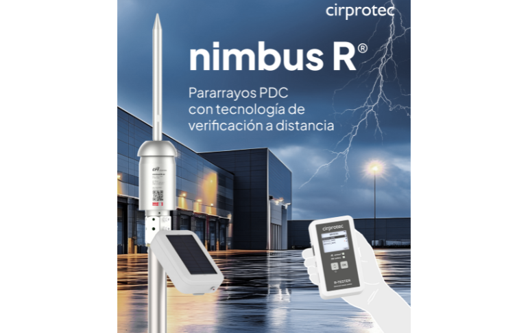 nimbus® R de CIRPROTEC: verificación remota del pararrayos de forma sencilla, rápida y segura