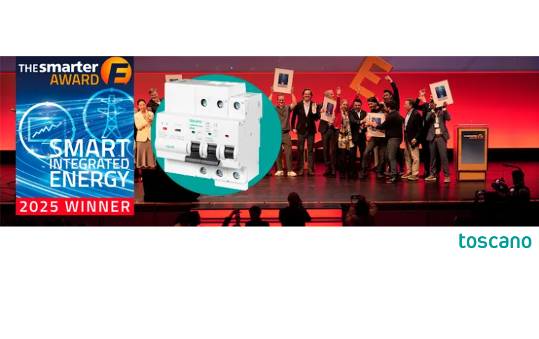 TOSCANO gana con COMBI PRO MAX el primer premio en The Smarter E AWARD 2025