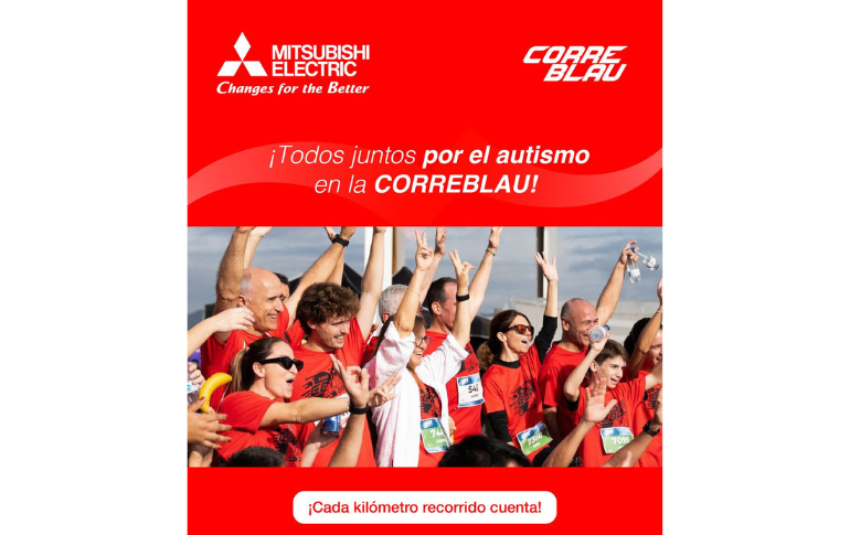 Mitsubishi Electric impulsa la X edición de Correblau para promover la inclusión educativa del alumnado con autismo