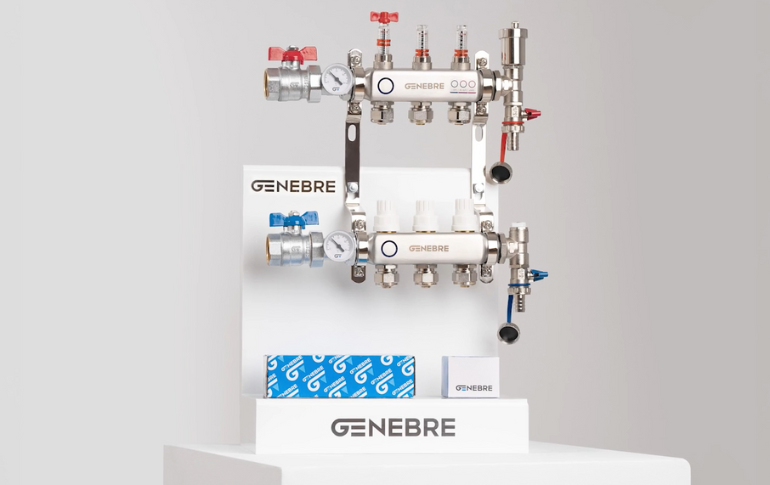 Soluciones de Genebre en colectores de acero inoxidable para calefacción por suelo radiante