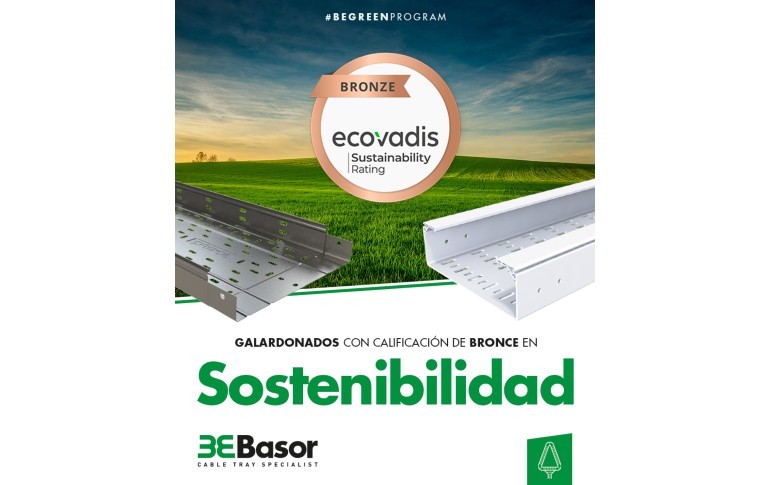 Basor Electric galardonada con la certificación ‘Bronce’ en ecosostenibilidad de EcoVadis