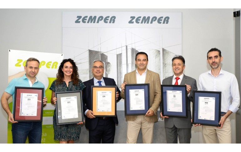 Zemper consolida su liderazgo en sostenibilidad y se convierte en la única empresa del sector de iluminación con los 6 certificados AENOR