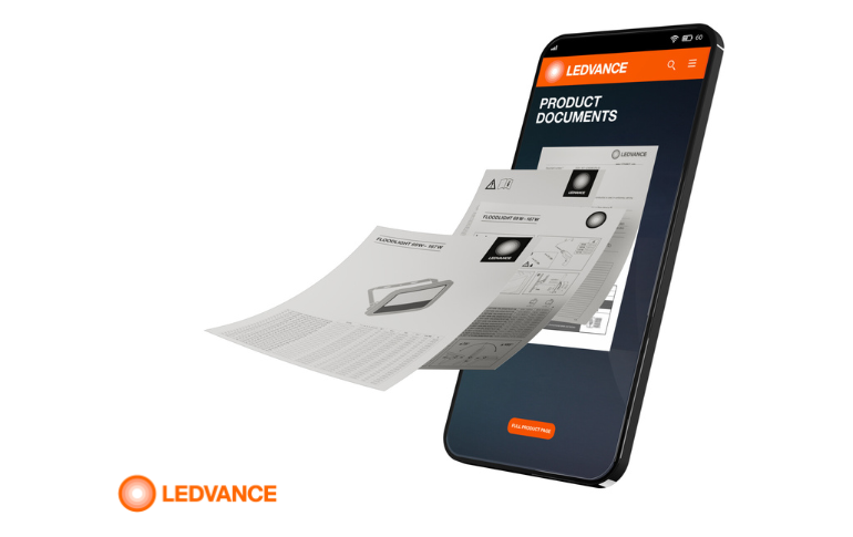 LEDVANCE digitaliza la información técnica de sus productos mediante códigos QR