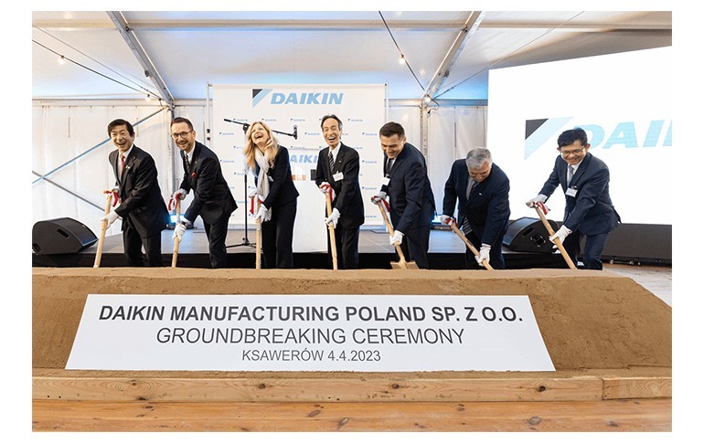 Daikin Europe inicia la construcción de la primera fábrica de bombas de calor en Polonia, que creará 3.000 nuevos puestos de trabajo de aquí a 2030