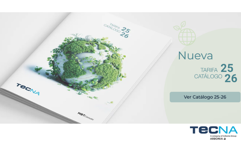 TECNA presenta su nuevo catálogo con soluciones de climatización eficientes e inteligentes