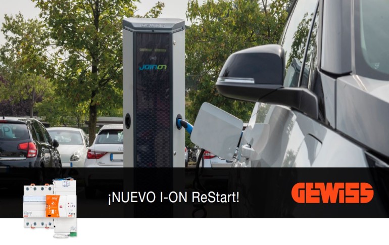 Unidad de recarga I-ON ReStart para Vehículos Eléctricos