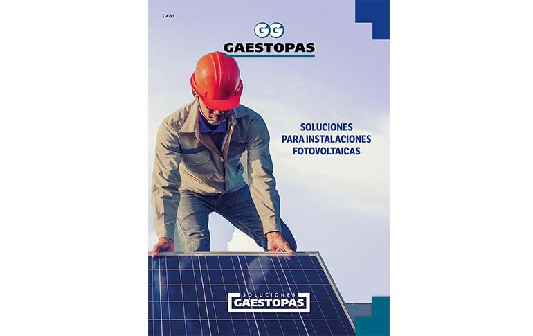 Nuevo catálogo de soluciones para instalaciones fotovoltaicas de GAESTOPAS