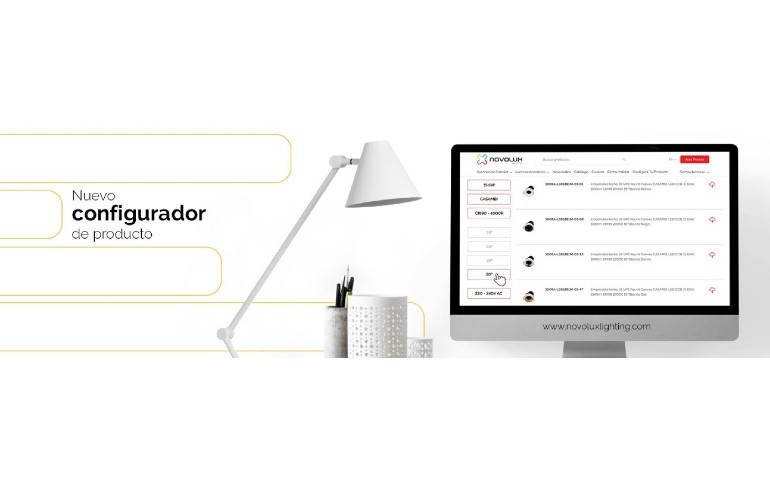 En Novolux están de estreno con el nuevo configurador de producto WEB