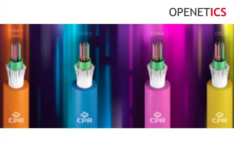 Nueva gama de cables de fibra óptica con clasificación CPR Dca y Cca de OPENETICS