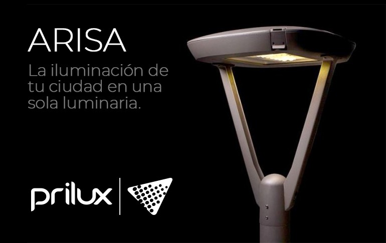 PRILUX lanza su nueva luminaria urbana, ARISA