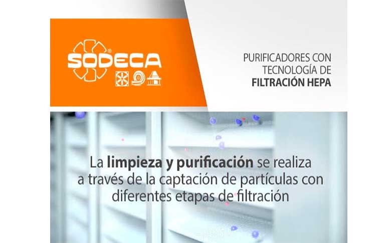 Purificadores HEPA de SODECA