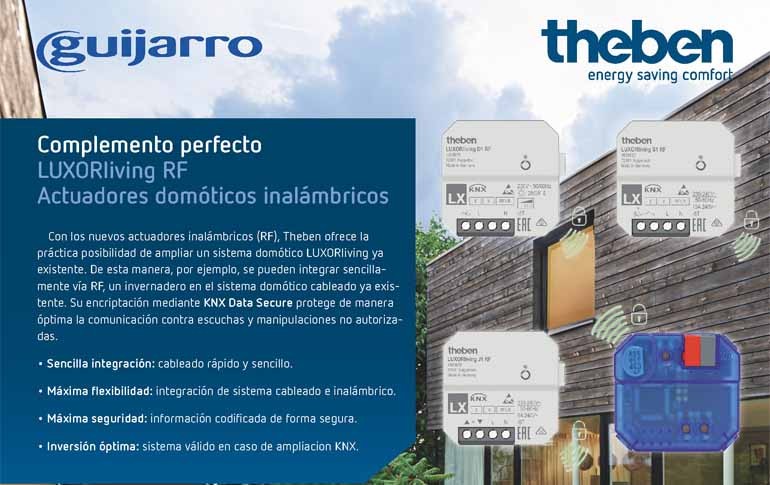 Guijarro presenta el nuevo LUXORliving RF