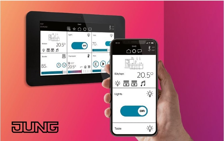 JUNG te presenta Smart Panel 8 para el control  de los sistemas de automatización KNX