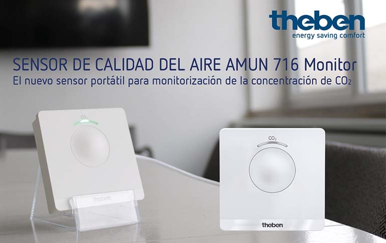 Nuevo sensor de calidad del aire interior de Theben