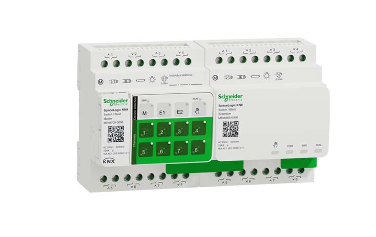 Nuevos controladores SpaceLogic KNX de Schneider