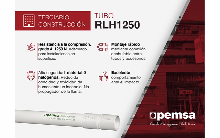 Nuevo sistema de Tubos RLH 1250 de Pemsa