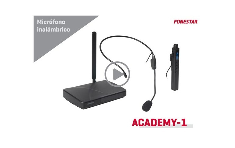 FONESTAR te presenta el nuevo micrófono inalámbrico ACADEMY-1