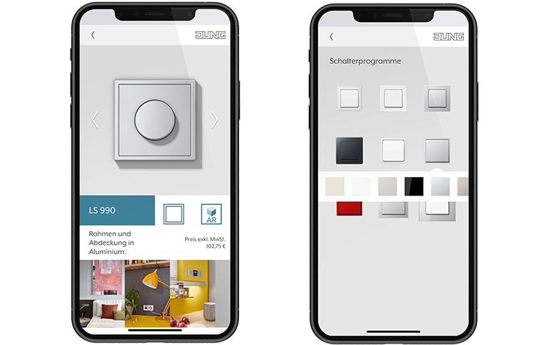 Nueva app de realidad aumentada AR-Studio de Jung