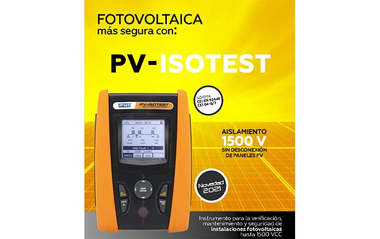 Nuevo PV-ISOTEST de HT Instruments