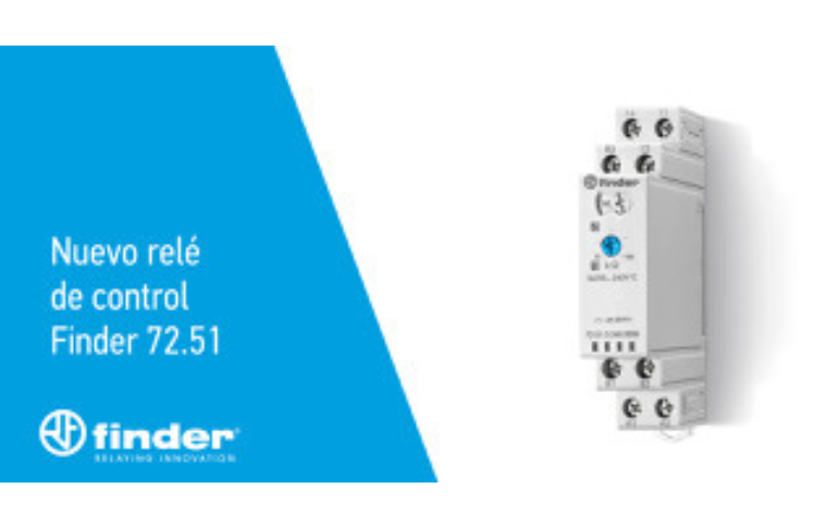 Finder presenta el nuevo relé 72.51 para el control eficiente de líquidos conductivos