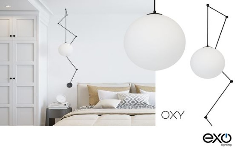 Novolux presenta OXY, una familia de luminarias sofisticada que se adapta a diversos espacios interiores.