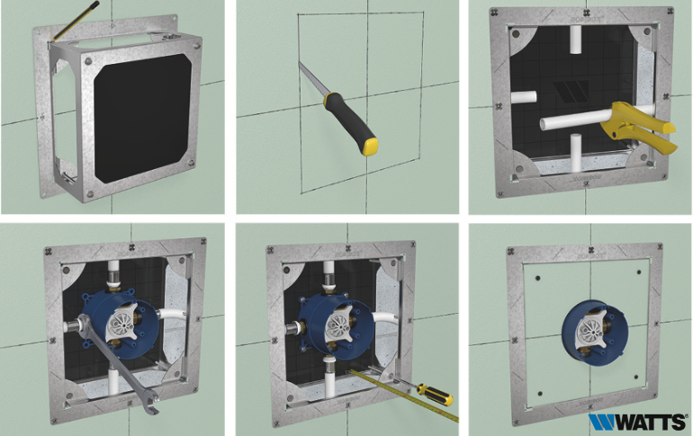 WATTS amplía su gama de soluciones para instalación de grifería con el nuevo sistema Robibox®