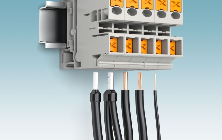 Gran comodidad de manejo gracias a la nueva tecnología de conexión de PHOENIX CONTACT