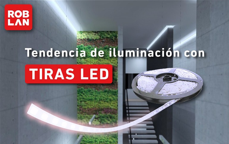 Tendencias de iluminación con tiras LED Roblan