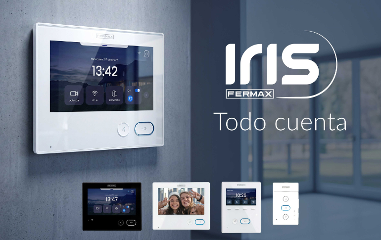 FERMAX lanza Iris, su nueva gama de terminales Duox Plus para impulsar el hogar conectado