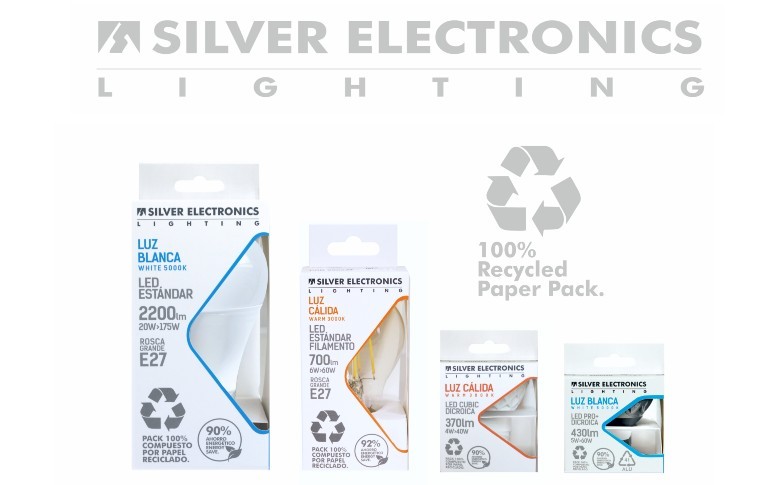 LED Silver Electronics Lighting Pack 100% reciclado de Silver Sanz