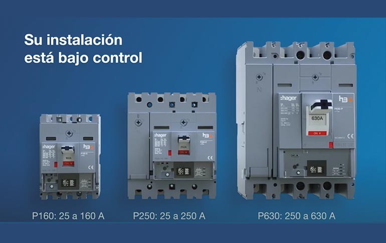 H3+, interruptores de caja moldeada de Hager