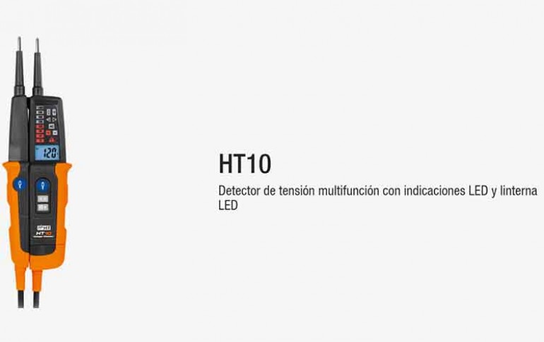 H10, el nuevo detector de tensión de HT Instruments
