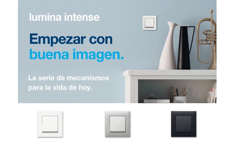 Nuevos mecanismos lumina intense de Hager