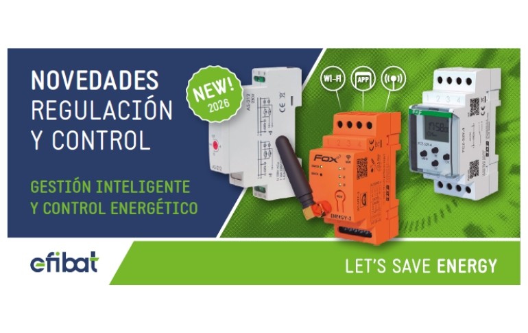 EFIBAT presenta su nueva gama de equipos de regulación y control para mejorar la eficiencia energética