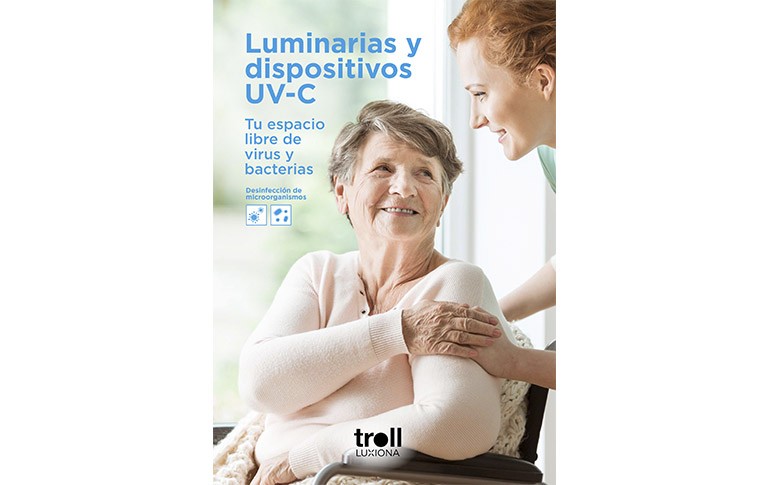 Luminarias y dispositivos para la desinfectación germicida UV-C de Luxiona Group