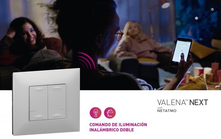 Nuevo comando doble inalámbrico de Legrand